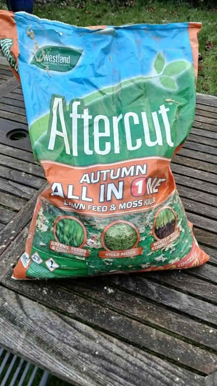 Photo of free Westland Aftercut Autumn All in one lawn feed & moss killer (South Bretton) #1