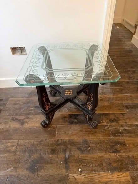 Photo of free Side Table - wooden and glass (Ealing TW8) #1