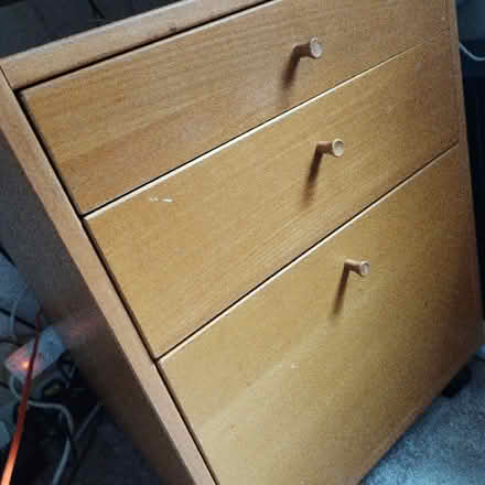 Photo of free Wooden office drawers with hanging files section (Heacham PE31) #1