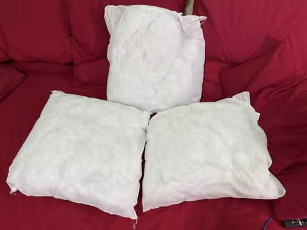Photo of free Cushion innards 3 pcs (Chalk Farm NW1) #1