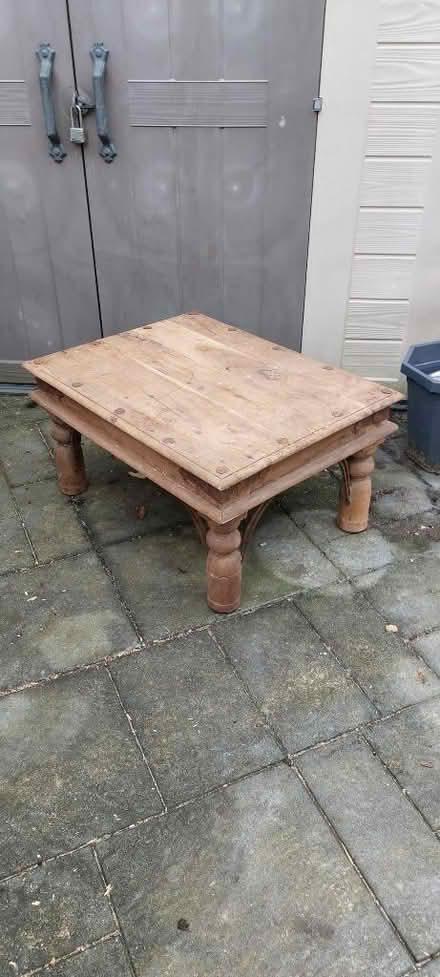 Photo of free Wooden coffee table (Cheadle Heath SK3) #1