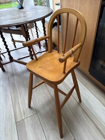 Photo of free Solid wood high chair (W13) #2