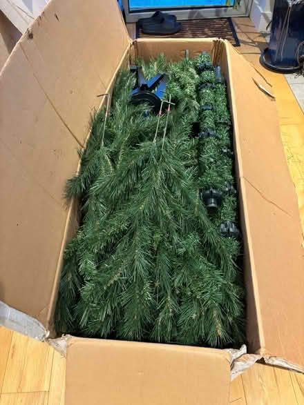 Photo of free Artificial 2.88m (~7.5ft) Christmas Tree (Clothall Common SG7) #3