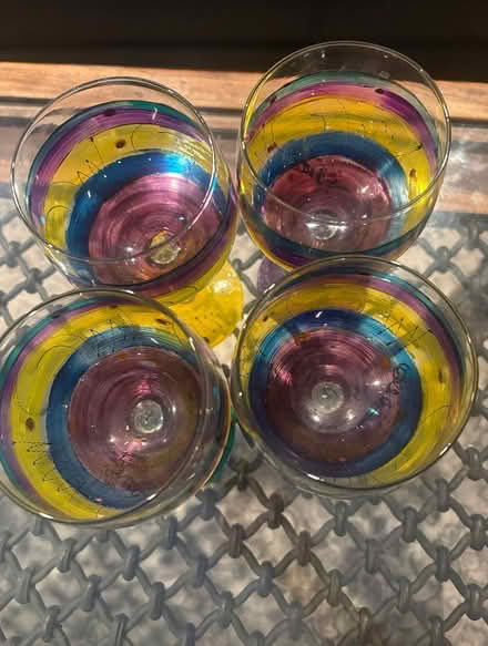 Photo of free Colorful wine glasses (South Evanston) #2