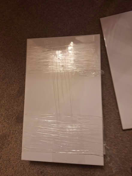 Photo of free 7 white tiles 250mm ×400mm (Hibaldstow) #1