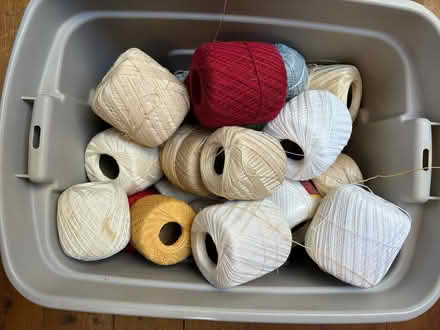 Photo of free One box of crochet cotton thread (Regions Bank downtown Dallas) #1