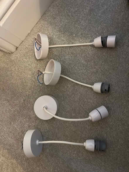 Photo of free 4 Ceiling Light bulb fittings (Nether Edge S7) #1