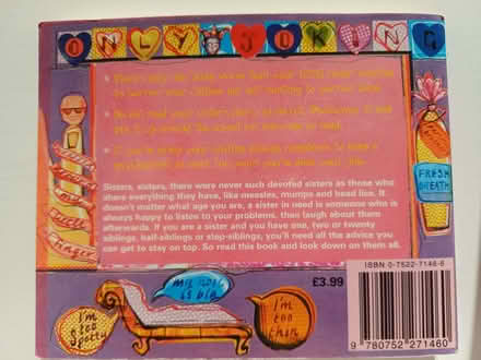 Photo of free A Sister's Little Instruction Book (Orgreave S13) #2