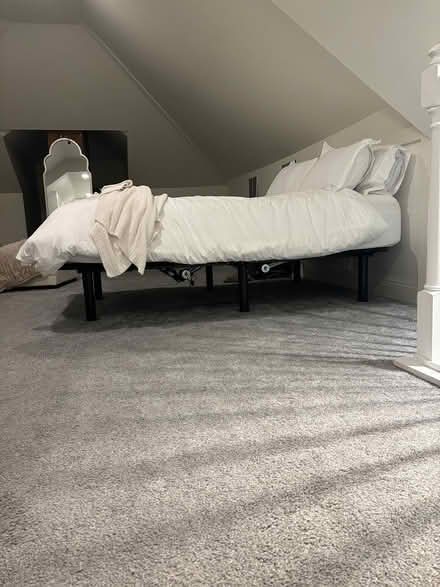 Photo of free Adjustable queen bed frame (German village) #1