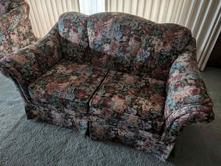 Photo of free desk bookshelf, couches (hemet) #2