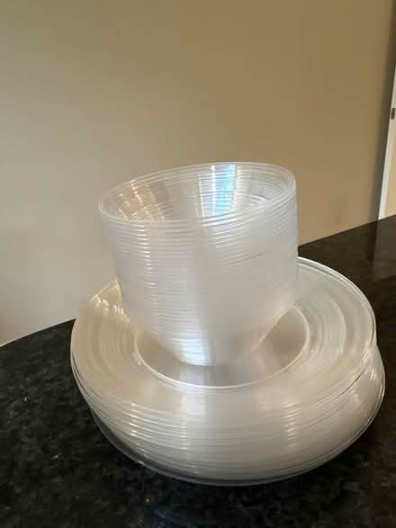 Photo of free Plastic plates / bowls / cutlery (Southfields SW19) #2
