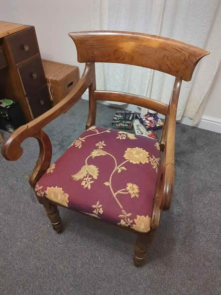 Photo of free Wooden chair (Bare, LA4) #2