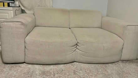 Photo of free Beige fabric Habitat sofa (Emlyn Gardens W12) #1