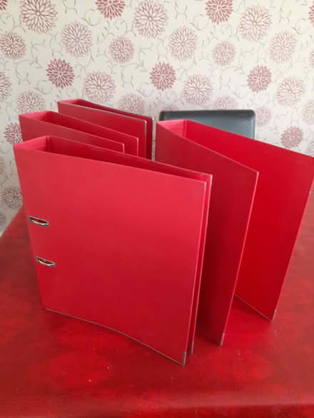 Photo of free 5 large red storage files (Bridge of Allan FK9) #2