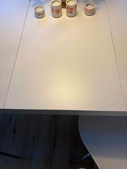 Photo of free White IKEA extending dining table (Milngavie G62) #4