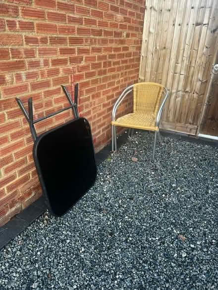 Photo of free Table and 2 chairs (Maldon CM9) #2