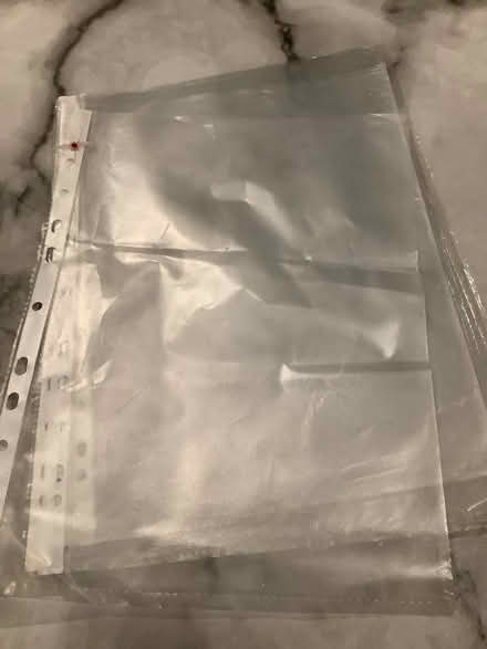 Photo of free Bundles of A4 punched pockets (Ashton-on-Ribble PR2) #1