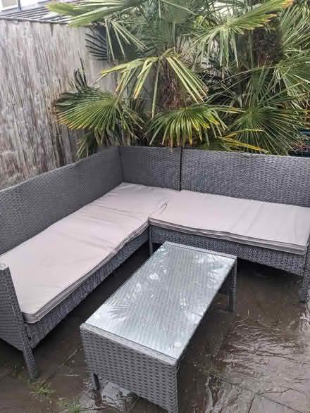 Photo of free Outdoor sofa & coffee table (Port Sunlight CH62) #1