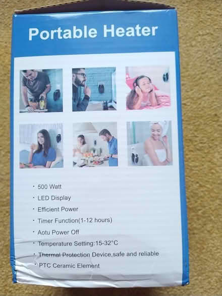 Photo of free Portable Heater. Boxed. New. Inst (Sidcup DA14) #2