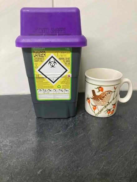 Photo of free Sharps bin (B71 West Bromwich) #1