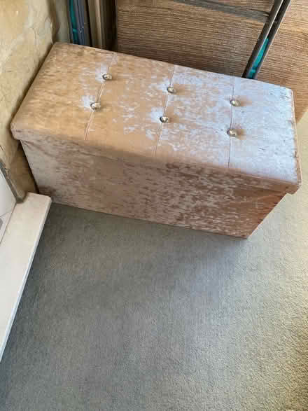 Photo of free Small ottoman/ blanket box (Belper DE56) #1