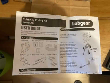 Photo of free Chimney Fixing Kit (Goodshaw Fold BB4) #1