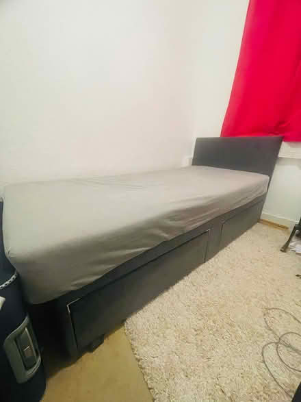 Photo of free Single Divan Bed With Mattress (SE20) #1