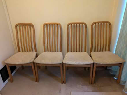 Photo of free 4 dining room chairs (Croham CR2) #2