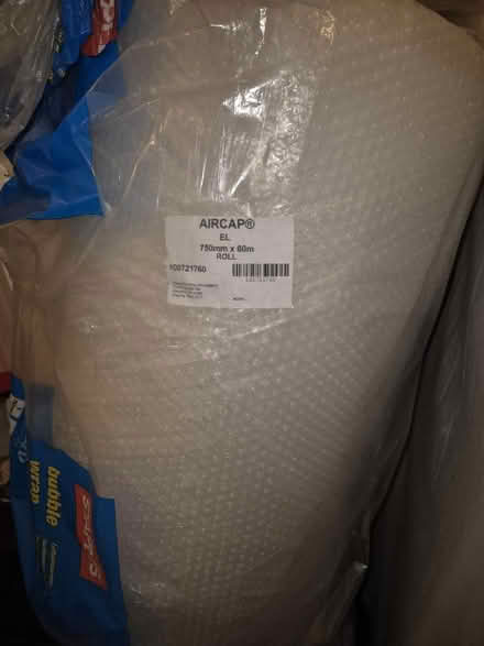 Photo of free 750mm x 60m bubblewrap (Norton Hammer S8) #2