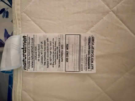 Photo of free Naturalmat Spring Mattress for cotbed (NW10) #3