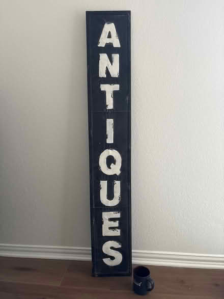 Photo of free Metal Antiques Sign (McKinney) #1