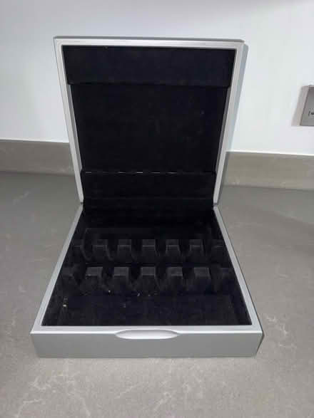 Photo of free Sturdy solid silver coloured / not metal box with solid hinges (Hotwells BS8) #2