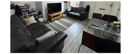 Photo of free Leather sofa and dining table (Dewsbury Road, LS11) #1