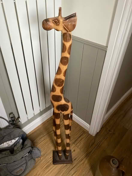Photo of free Wooden giraffe (Potton SG19) #1