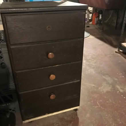 Photo of free small wood chest of drawers (Sewickley) #1