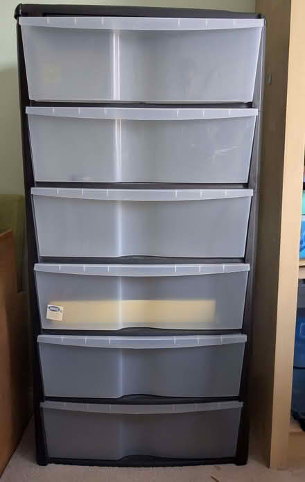 Photo of free six drawer storage unit (Tring Wharf HP23) #1