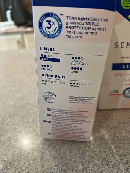 Photo of free TENA Lights panty liners (Braunston) #2