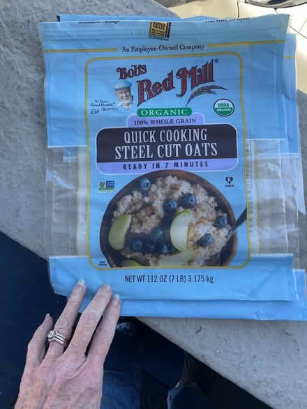 Photo of free Zip lock used Oatmeal bags (Oakland) #3