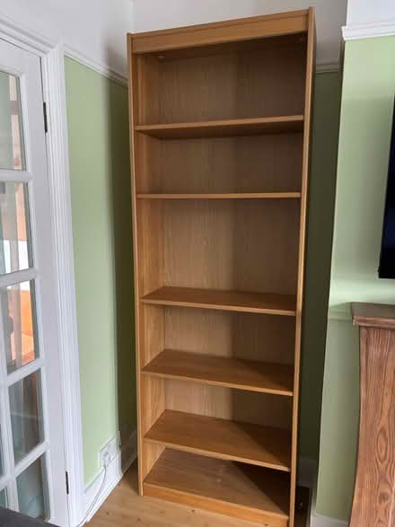 Photo of free Tall wooden shelves (DA11) #1