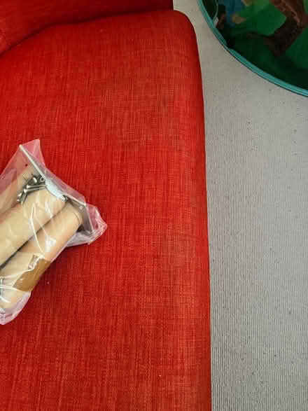 Photo of free Red sofa- small 2 seater (Ladywell SE4) #3