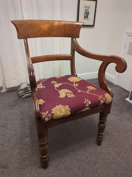 Photo of free Wooden chair (Bare, LA4) #1