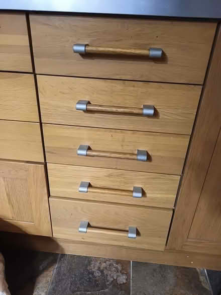 Photo of free 40 cm 5 x IKEA kitchen drawer unit - still flat packed (Walnut Tree MK7) #4