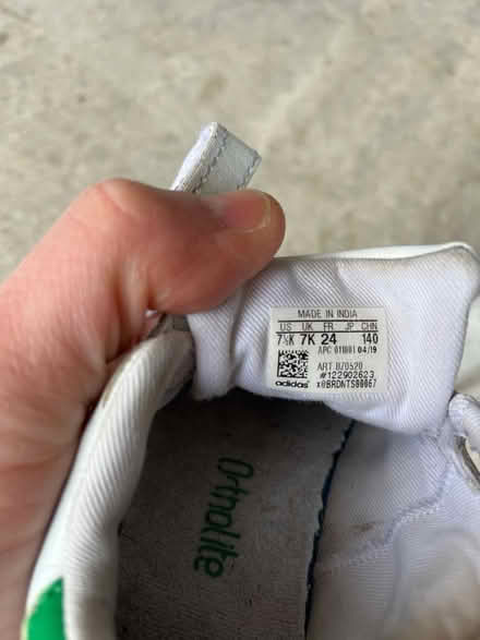 Photo of free Uk size 7K kids adidas trainers (NG9) #3