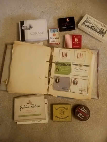 Photo of free Large collection of cigarette packets and tins from 1950s (Yealand Redmayne LA5) #1
