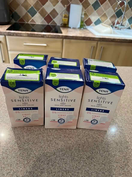 Photo of free TENA Lights panty liners (Braunston) #1