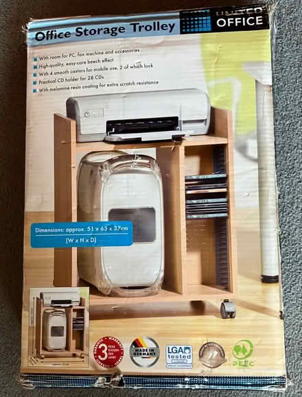 Photo of free Office storage trolley (Letham DD8) #1