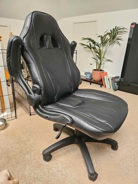 Photo of free Office chair with adjustable arms (Dun Laoghaire) #2