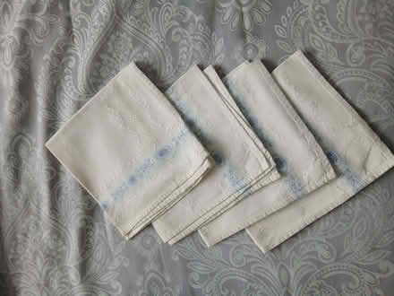 Photo of free Set of 4 cloth table napkins (North Ascot SL5) #1