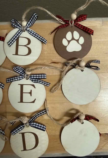 Photo of free Hanging alphabet decorations (Valencia Avenue, Sunnyvale) #3