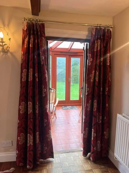 Photo of free Red curtains (Keymer BN6) #2